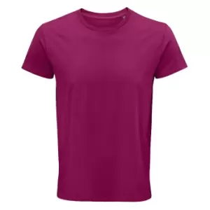 image of SOLS Mens Crusader Organic T-Shirt (M) (Fuchsia)