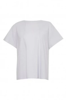 Image of Great Plains Cotton Jersey Batwing Top Blue