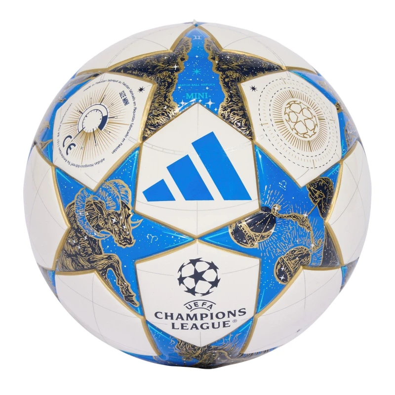 Image of adidas UEFA Champions League Mini Football 2025 2026 White/Blue unisex Mini
