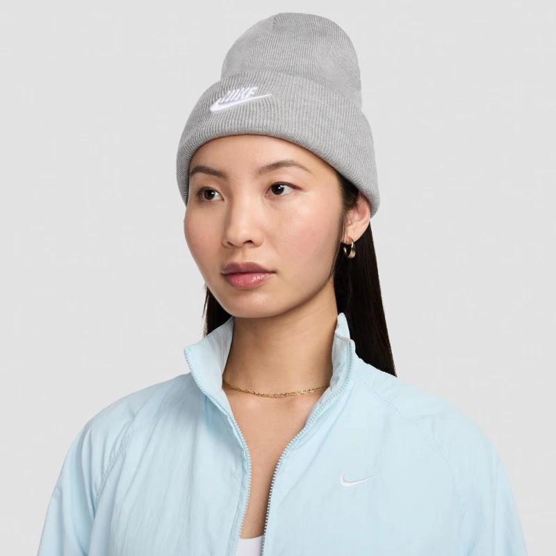 Image of Nike Peak Beanie Grey 1SIZE