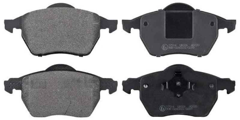 Image of A.B.S. 37514 Brake pad set without integrated wear sensor Brake Pad Set,disc brake (402)