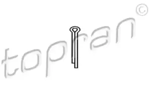 Image of TOPRAN Split Pin 203 190 OPEL,FORD,SAAB,Corsa C Schragheck (X01),Corsa B Schragheck (S93),VECTRA B (36_),Astra F CC (T92),Omega B Limousine (V94)