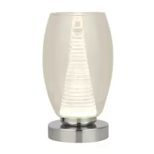 Image of Searchlight Cyclone 1 Light Table Lamp, Clear Glass 3000K