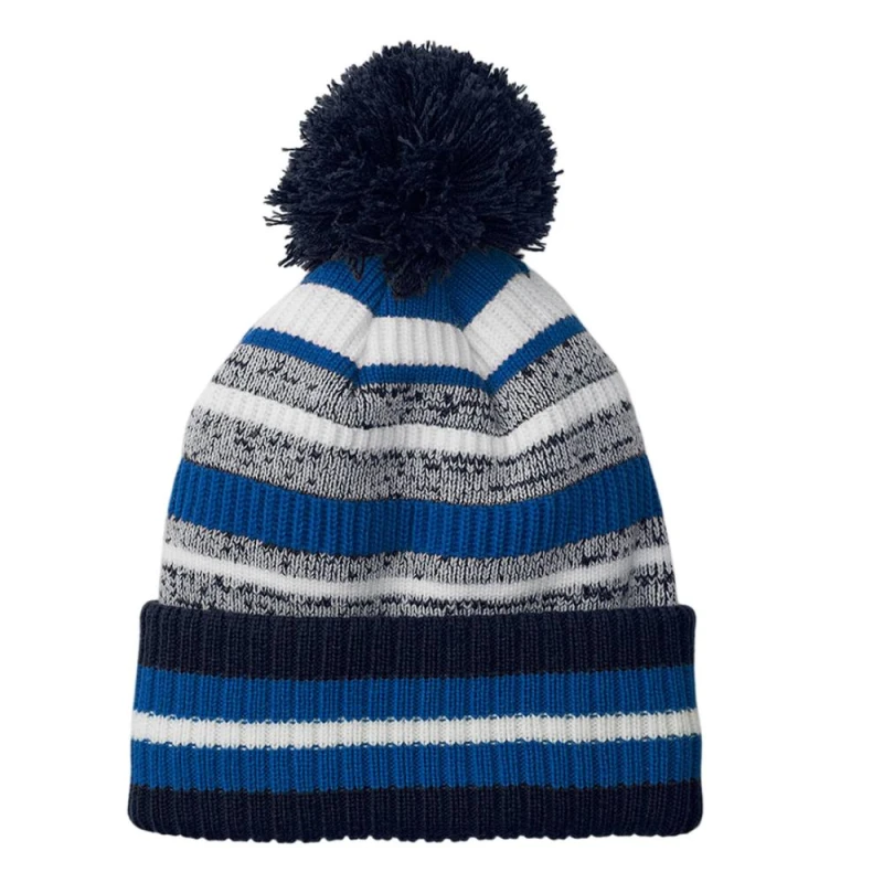 Image of Beechfield Mens Multi-Sport Fan Beanie in Mid Navy Mid Navy Male One Size