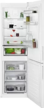 Image of AEG 6000 TwinTech RCB632E3MW 367L Frost Free Freestanding Fridge Freezer