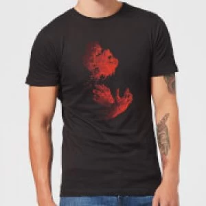 image of Universal Monsters The Wolfman Illustrated Mens T-Shirt - Black