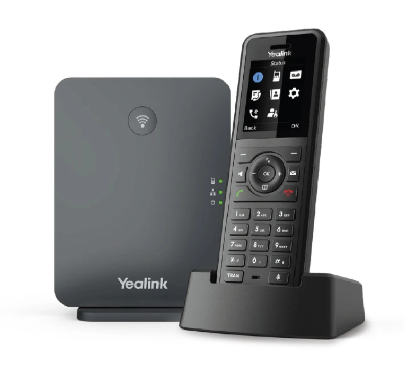Image of Yealink W77P IP phone Black TFT