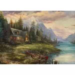 Image of Thomas Kinkade: A Father's Perfect Day Jigsaw Puzzle - 1000 Pieces