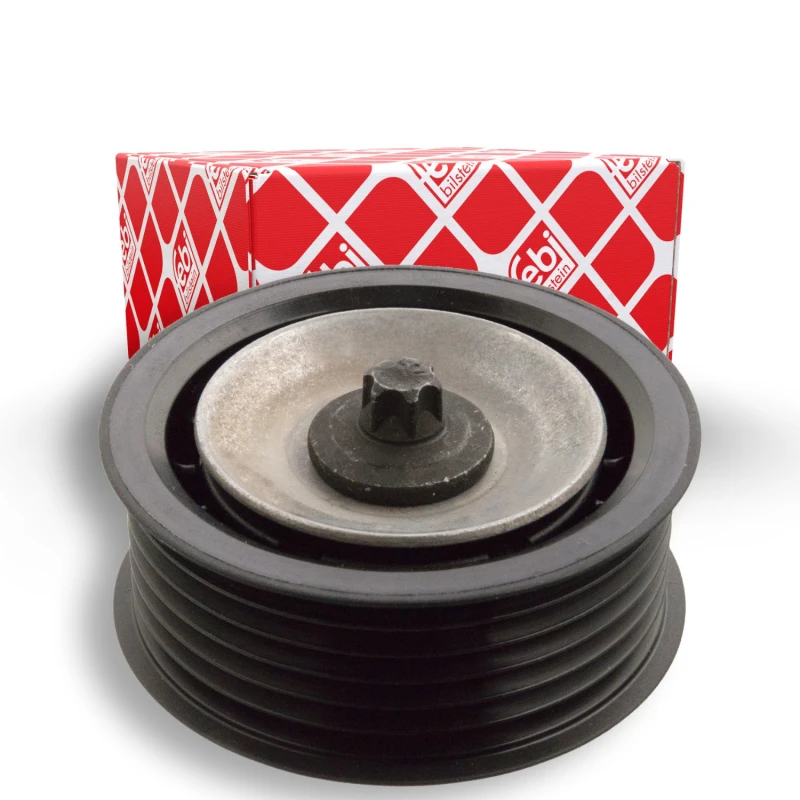 Image of Deflection / guide pulley, V-ribbed belt FEBI BILSTEIN 104075