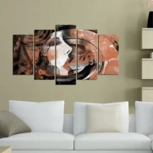 Image of 5MF-66 Multicolor Decorative MDF Painting (5 Pieces)