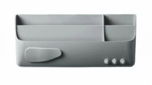 Image of Bi-Office Magnetic Smart Accessory Box Grey