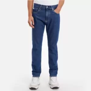 Image of Calvin Klein Jeans Standard Straight Cotton-Blend Denim Jeans - W36/L32