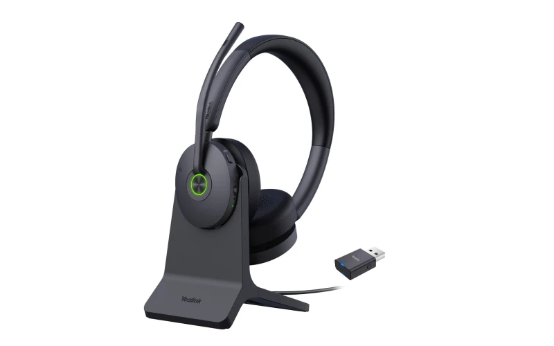 Image of Yealink 1208716 WH68 Hybrid With Charging Stand Teams