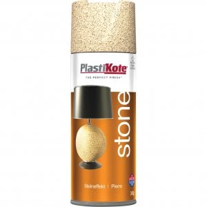 Image of Plastikote Fleckstone Spray Paint Alabaster 400ml