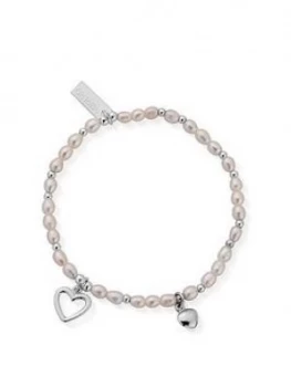 image of ChloBo Bridal Sterling Silver Forever Love Bracelet 18cm, Silver, Women