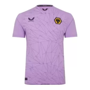 Image of Castore Wolves GK Away SS T-Shirt Mens - Purple