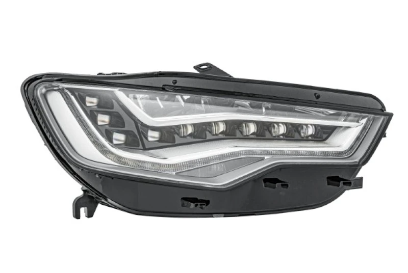 Image of HELLA 1EX 011 151-421 Headlights LED, without LED control unit for indicators, Right, LED Headlight (259)