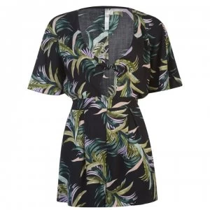 Image of Seafolly Seafolly Las Palmas Cover Up Ladies - BLACK