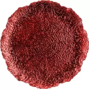 Image of The Spirit Of Christmas OrganicShapePlate24 - Red