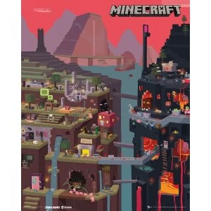 Image of Minecraft World Mini Poster