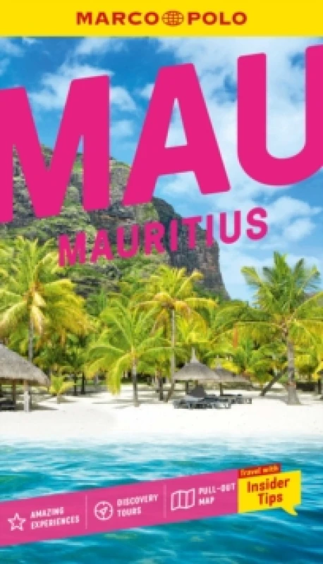 Image of Marco Polo Mauritius Pocket Travel Guide : Pull-out Map Local Knowledge Covers: Ile aux Cerfs, Port Louis, Chamarel Seven Coloured Earth Geopark a