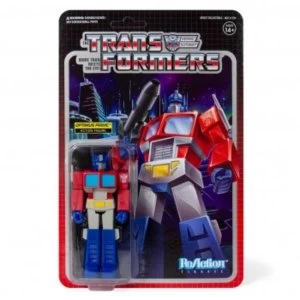 Image of Optimus Prime (Transformers) Super 7 ReAction Figure