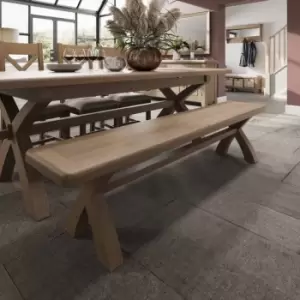 Image of Downtown Hexham 2.0m Cross Leg Dining Bench