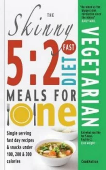 Image of The Skinny 5 2 Fast Diet Vegetarian Meals for One by Cooknation Paperback