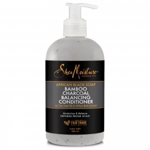 image of Shea Moisture African Black Soap Bamboo Charcoal Conditioner 384ml - Exclusive