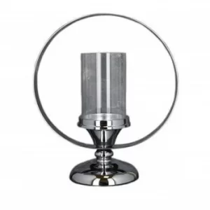 Image of Stainless Steel Candle Holder Silver 35cm