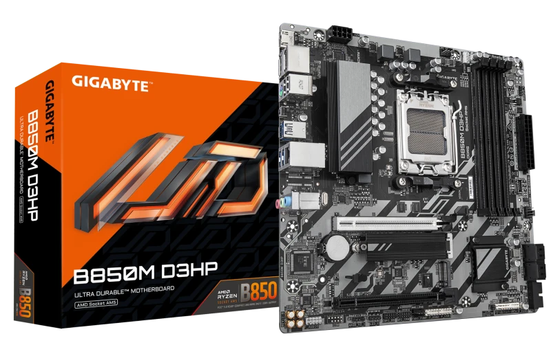 Image of Gigabyte B850M D3HP AMD Ryzen AM5 DDR5 mATX Motherboard