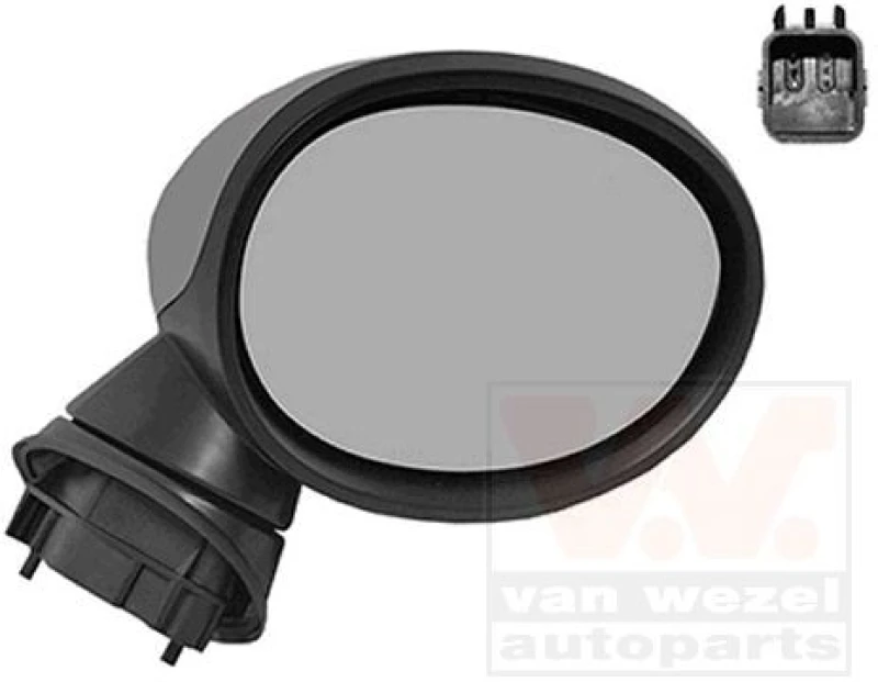 Image of VAN WEZEL Wing mirror VAN WEZEL 0518808