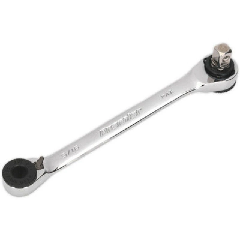 Image of Loops Reversible Ratchet Spanner - 1/4" Sq Drive Adaptor - 1/4" & 5/16" Hex Drive Multi