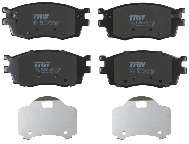 Image of TRW GDB3420 Brake pad set with acoustic wear warning Brake Pad Set,disc brake (402)