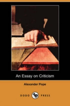 Image of Essay on Criticism dodo Press by Alexander Pope Paperback