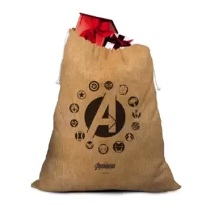 image of Avengers Logos Christmas Santa Sack