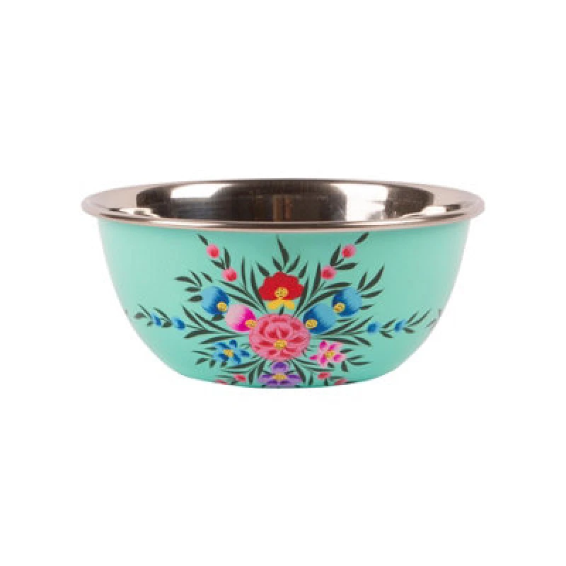 Image of Billycan Picnic Bowl - 18.5Cm - Mint Pansy