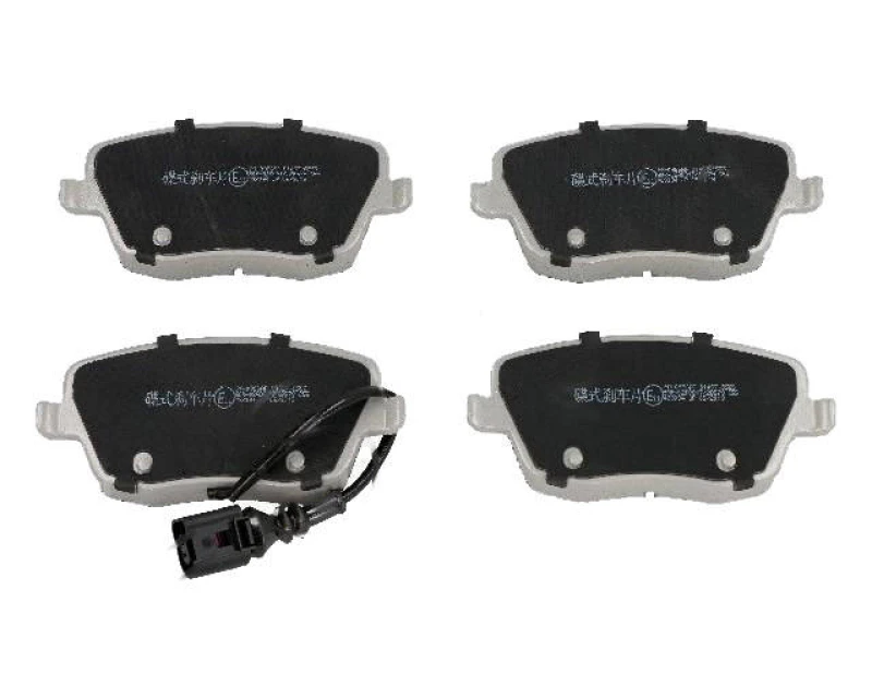 Image of ASHIKA 50-00-0956 Brake pad set Front Axle, incl. wear warning contact, with piston clip Brake Pad Set,disc brake (402)