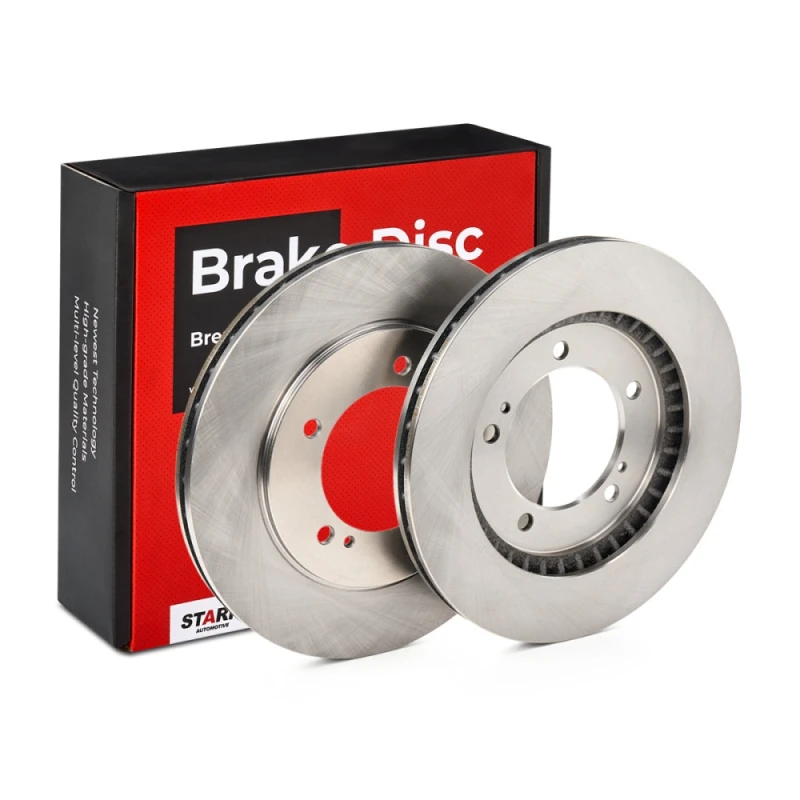 Image of STARK SKBD-0020296 Brake disc Front Axle, Vented, Cast Iron, Uncoated, Untreated, without bolts/screws Cast Iron Brake Disc (82)