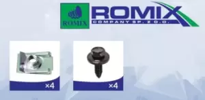 Image of ROMIX Fastening Element, engine cover 90244 RENAULT,CLIO II (BB0/1/2_, CB0/1/2_),KANGOO (KC0/1_),KANGOO Express (FC0/1_),CLIO II Kasten (SB0/1/2_)