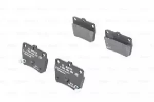 Image of Bosch 0986494350 BP1258 Brake Pad Set Disc Brake Rear Axle