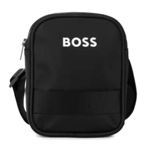 image of Boss Boss Logo Pouch Bag Juniors - Black