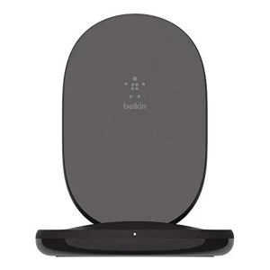 image of Belkin BoostCharge Wireless Charging Stand 15W (Qi Fast Wireless Charger for iPhone, Samsung, Pixel, more) - Black