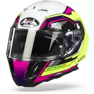 Image of Airoh GP550 S Rush Multicolor Gloss Full Face Helmet M