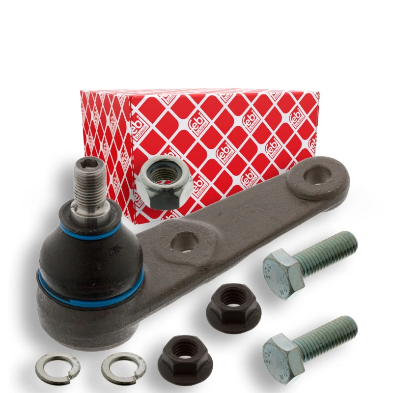 Image of FEBI BILSTEIN 12730 Ball joint Front Axle Right, with fastening/mounting material Support-/Steering Link (2462)