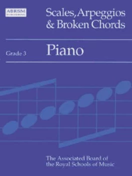 Image of Scales Arpeggios and Broken Chords Grade 3 Paperback