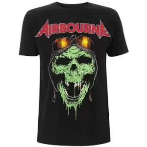 Image of Airbourne - Hell Pilot Glow Unisex Small T-Shirt - Black