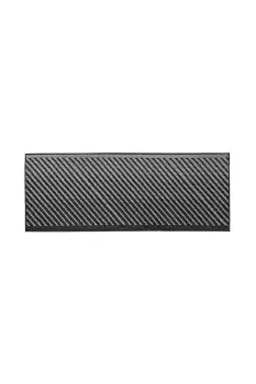 image of Stellar Machine Washable Latex Backed Runner Doormat, 57x150cm, Black