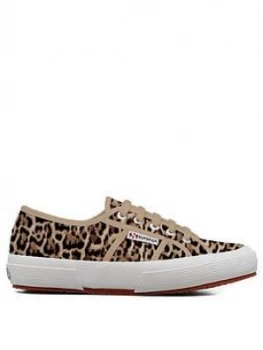 Image of SUPERGA Superga 2750 Fantasy Leopard Plimsoll - Leopard, Leopard, Size 6, Women