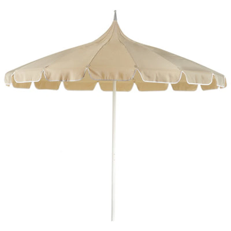 Image of Beliani Market Parasol 245cm Minoa Beige